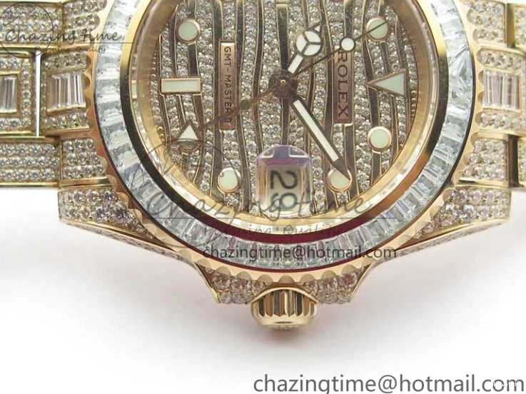 GMT RG A2836 Master Edition Full BRIL II Best 116769 TWF Diamonds 0314